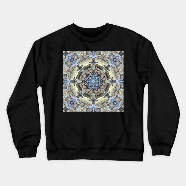 Mandala Abstract Pattern Crewneck Sweatshirt by perkinsdesigns